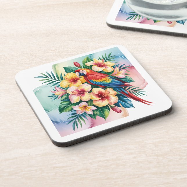 Perroquet exotique coaster (Left Side)
