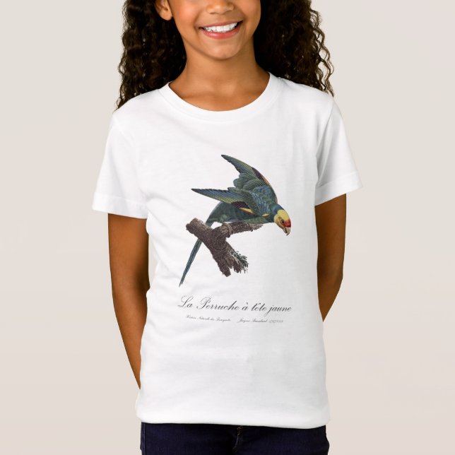 Perruche a Tete Jaune / Carolina parakeet T-Shirt (Front)