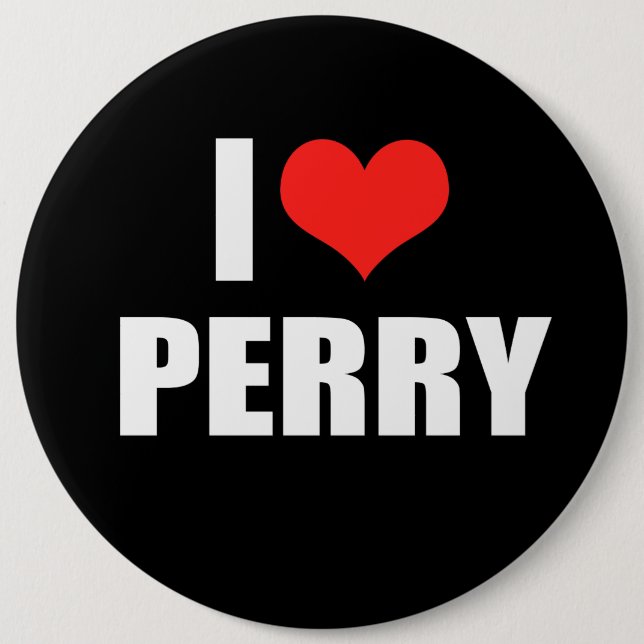 PERRY 2012 6 CM ROUND BADGE (Front)