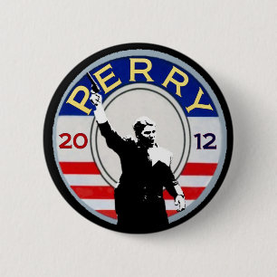 Perry 2012 6 cm round badge