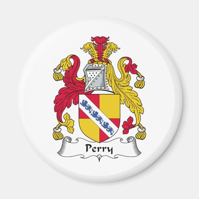 Perry Family Crest Magnet (Front)
