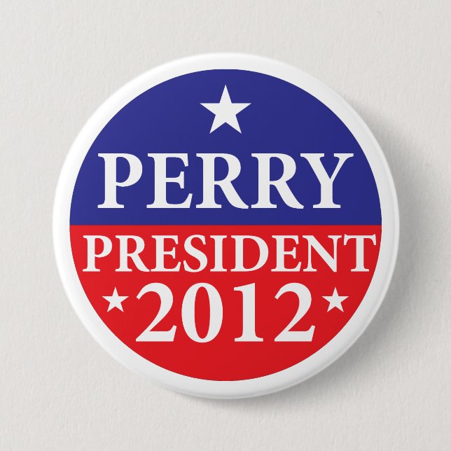 Perry for President 2012 - 3" Button (Front)