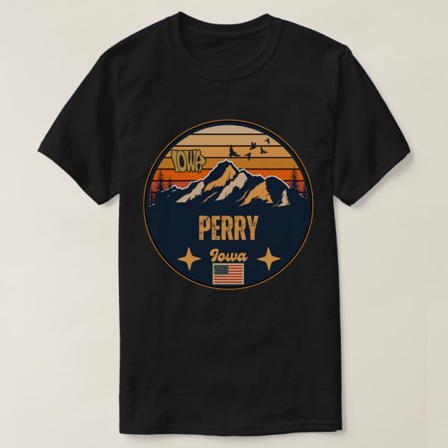 Perry, Iowa T-Shirt (Design Front)
