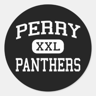 Perry - Panthers - High School - Massillon Ohio Classic Round Sticker