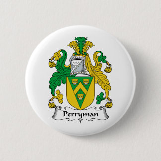 Perryman Family Crest 6 Cm Round Badge