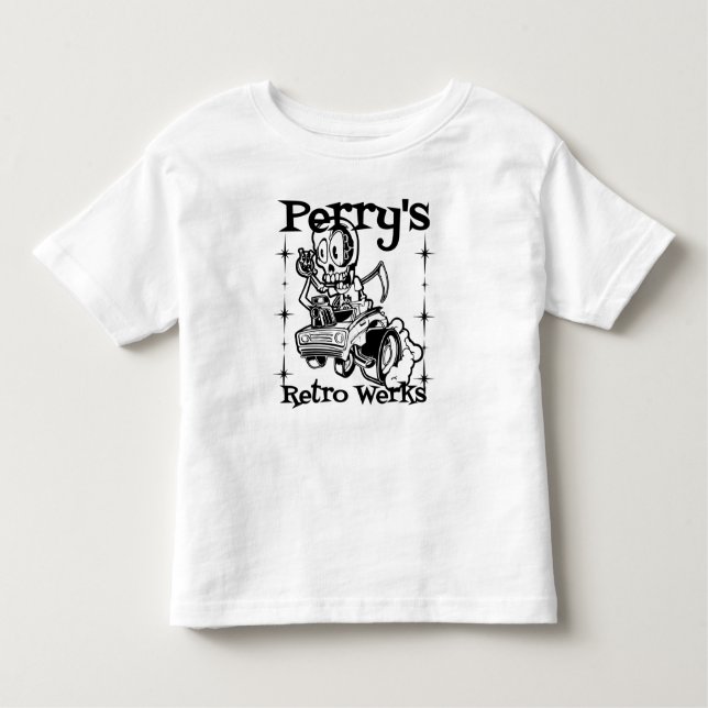 Perry's Retro Werks Kids Shirts (Front)