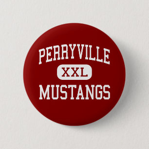 Perryville - Mustangs - Senior - Perryville 6 Cm Round Badge