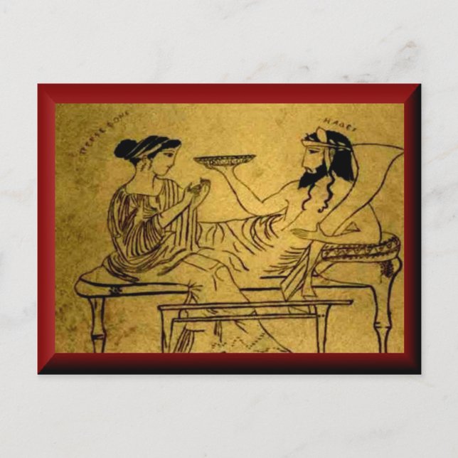 Persefone and Hades Postcard (Front)