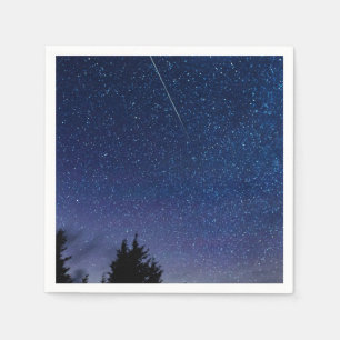 Perseid Meteor Shower Napkin