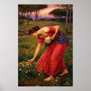 Persephone by John William Waterhouse Poster