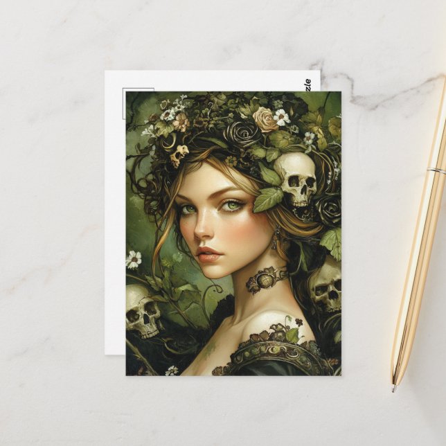 Persephone Postcard (Front/Back In Situ)