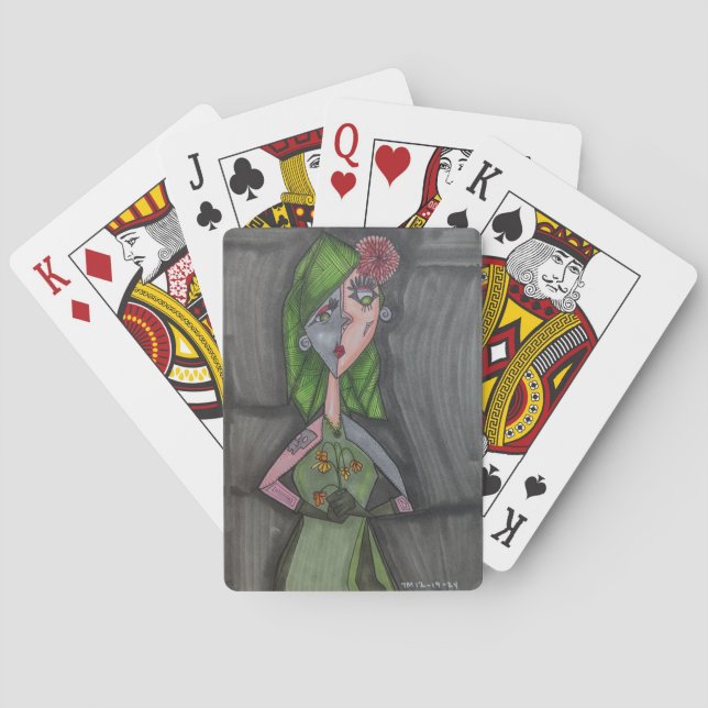 Persephone, Queen of the Underworld Playing Cards (Back)