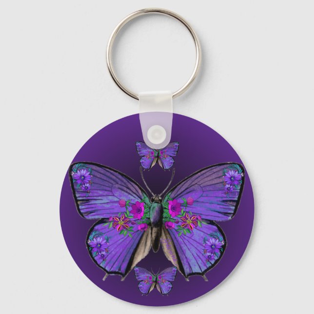 Persephone's Butterfly Keychain (Front)