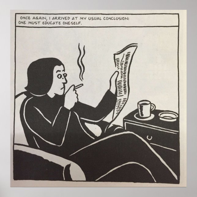 Persepolis  Educate Oneself Poster (Front)
