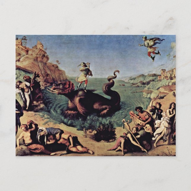 Perseus Freed Andromeda By Piero Di Cosimo Postcard (Front)