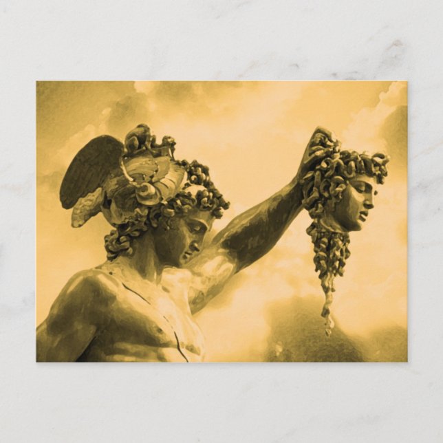 Perseus vs Medusa Postcard (Front)