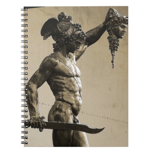 Perseus with the head of Medusa Spiral Notebook (Front)