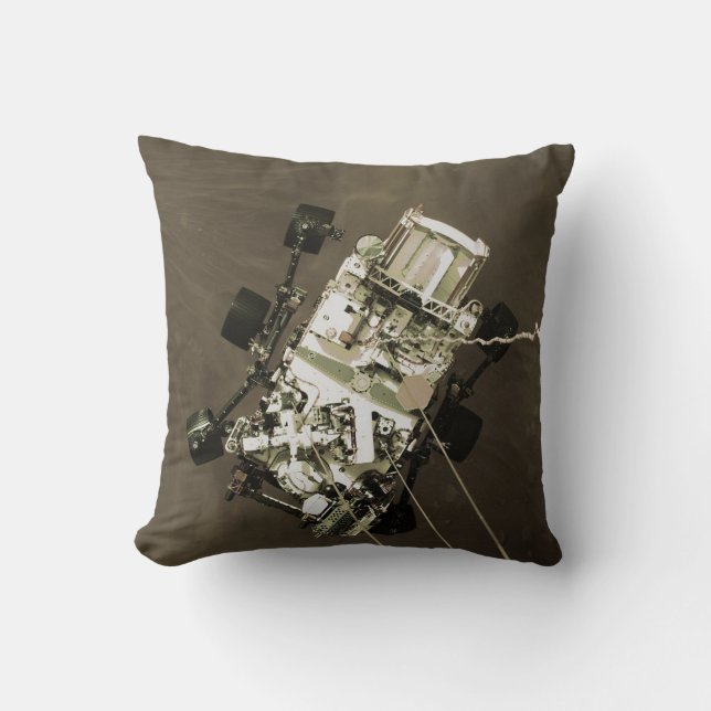Perseverance Arrives at Mars Cushion (Front)