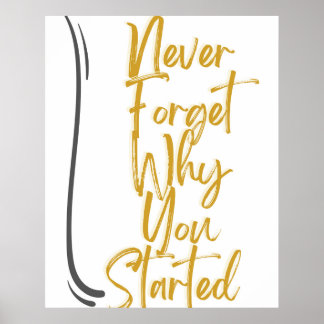 Perseverance in Success Poster