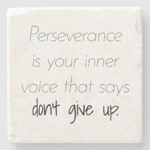 Perseverance Marble Stone Coaster