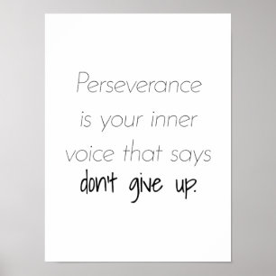 Perseverance Poster