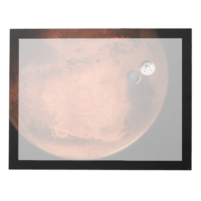 Perseverance Rover Casting Off Its Cruise Stage. Notepad (Front)