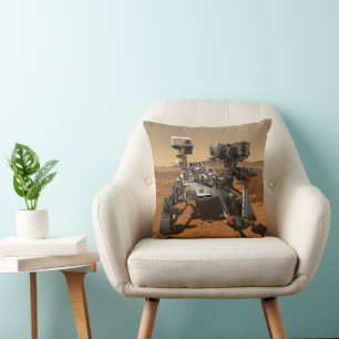 Perseverance Rover Operating On Surface Of Mars. Cushion