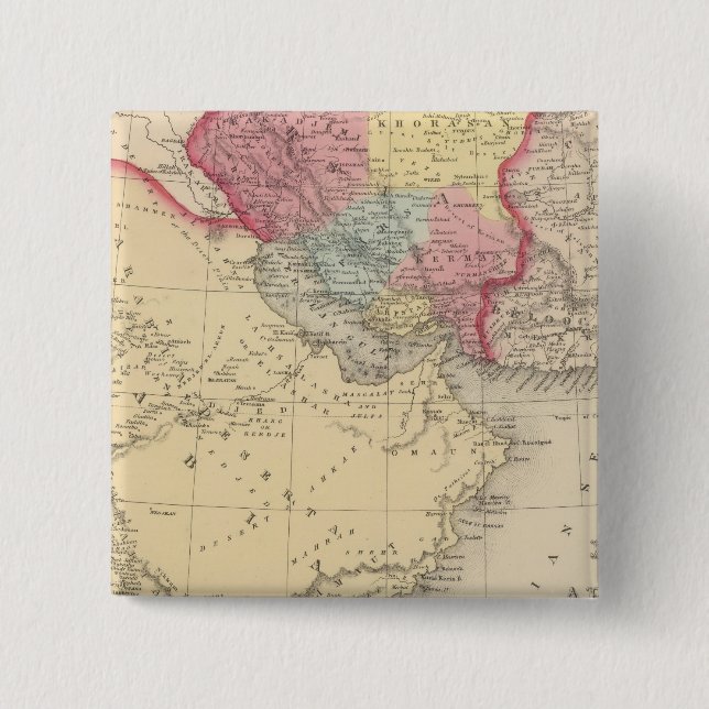 Persia, Arabia 2 15 Cm Square Badge (Front)