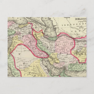 Persia, Arabia, Turkey, Afghanistan, Beloochistan Postcard