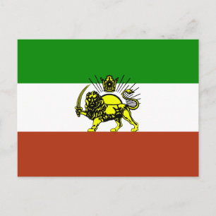 Persia Flag Postcard