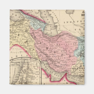 Persia, Turkey, Afghanistan, Beloochistan Magnet
