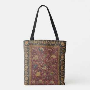 Persian Animal Carpet Tote Bag