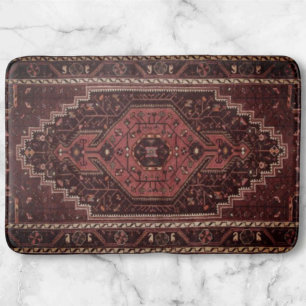 Persian Antique Persian Accent Vintage Oriental Bath Mat