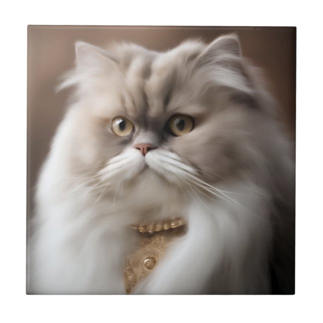 Persian Beauty Cat Tile (Front)