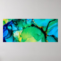 PERSIAN BLUE, chartreuse green. Very beautiful art