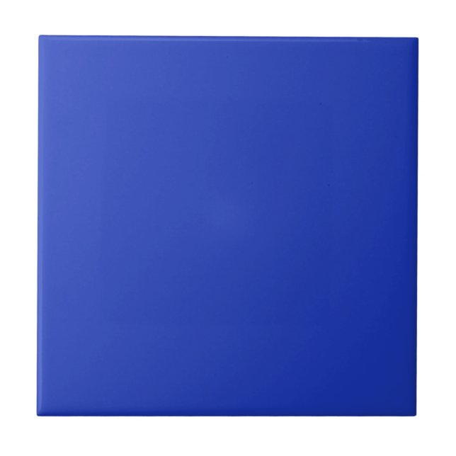 Persian Blue Solid Color Tile (Front)