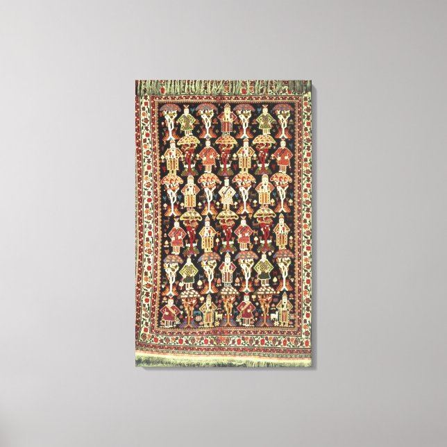 Persian carpet, 19th-20th century canvas print (Front)