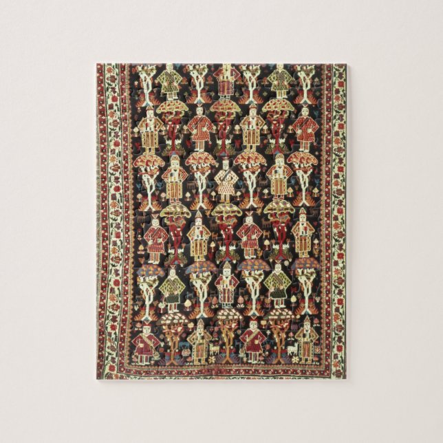 Persian carpet, 19th-20th century jigsaw puzzle (Vertical)