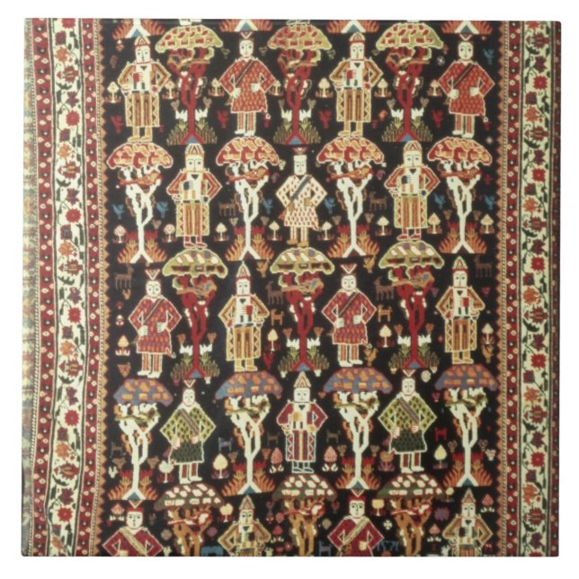 Persian carpet, 19th-20th century tile (Front)