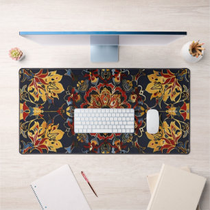 Persian Carpet Classic Gold Desk Mat