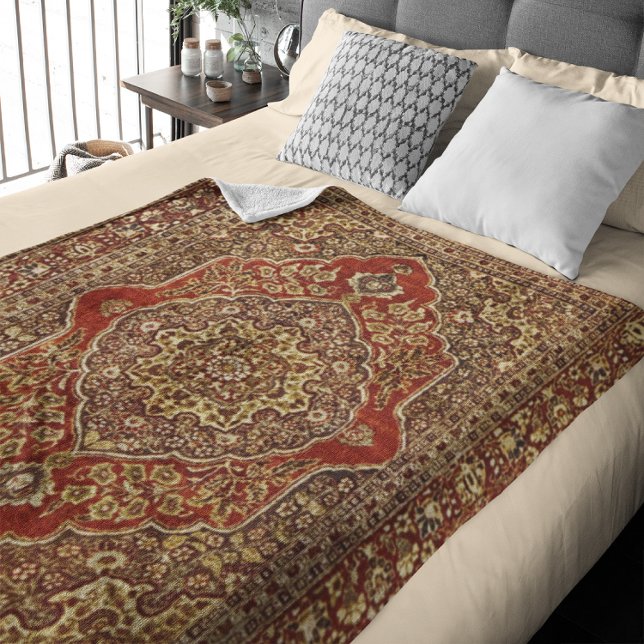 Persian carpet   look -  Tabris Fleece Blanket (Creator Uploaded)