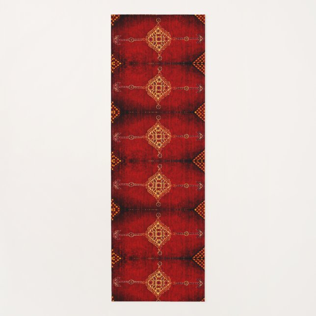 Persian carpet motifs  -  grunge look  yoga mat (Front)