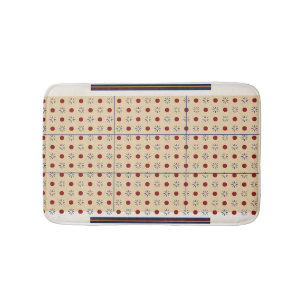 Persian Carpet Pattern Bath Mat