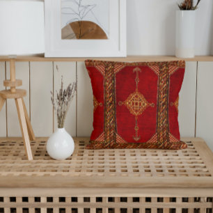 Persian carpet pattern cushion