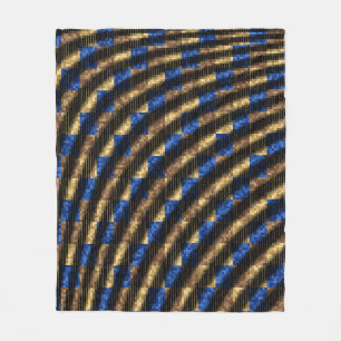 Persian Carpet Pattern Fleece Blanket