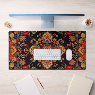 Persian Carpet Traditional Colours Desk Mat
