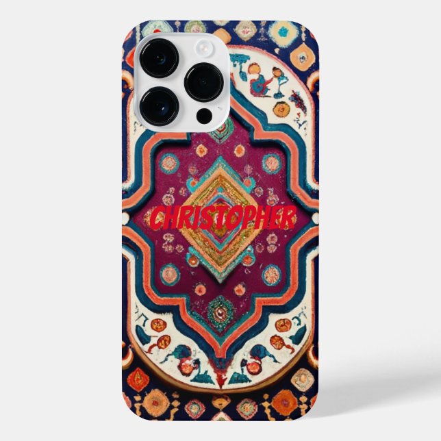 Persian carpet vintage iPhone case (Back)