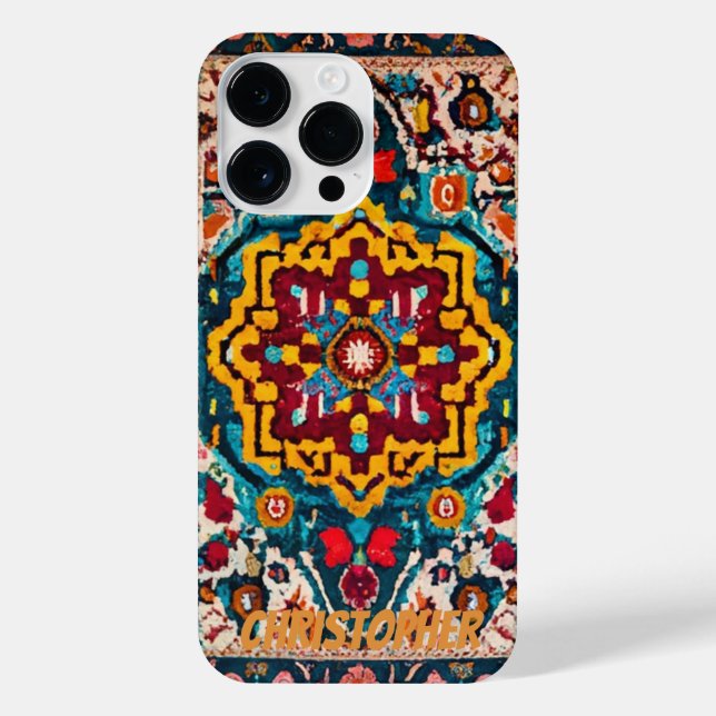 Persian carpet vintage iPhone case (Back)