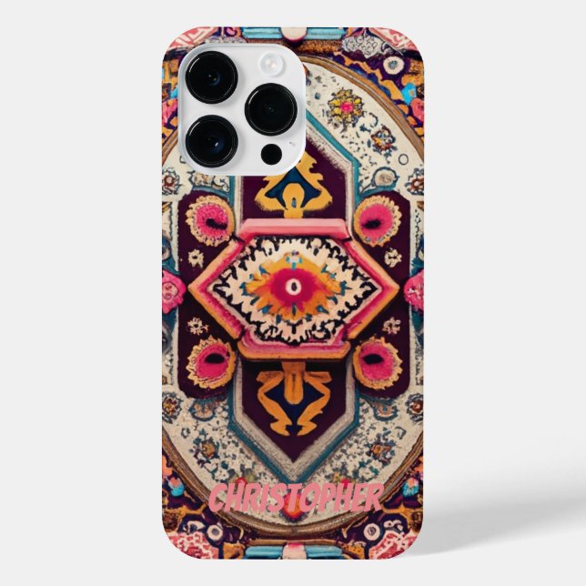 Persian carpet vintage iPhone case (Back)