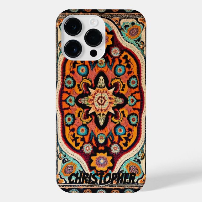Persian carpet vintage iPhone case (Back)